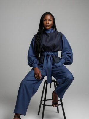 Ensemble bleu de Nupii Créations